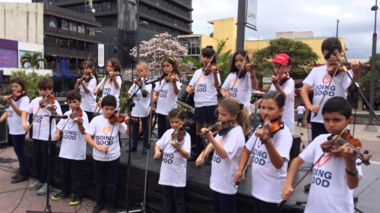 Orquesta de Violin Colegio Lincoln Dia de Buenas Acciones Costa Rica