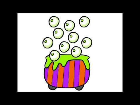 Subitizing Video:  Halloween Slow Version