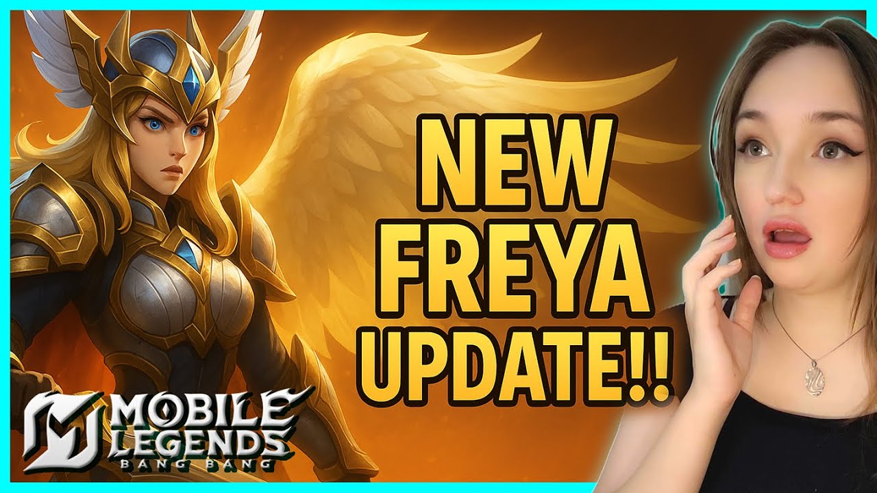 NEW FREYA UPDATE! She Looks Like a GODDESS Now | MLBB Reaction