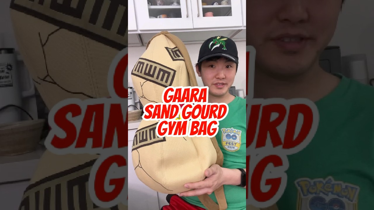Naruto Gaara Sand Gourd Gym Bag 