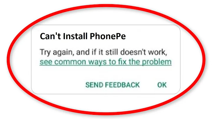 How To Fix Can't Install PhonePe Error On Google Playstore Android & Ios || Cannot Install App - Fix