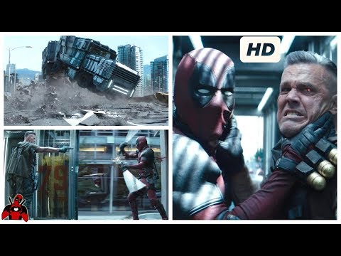 Deadpool vs Cable Bus Fight scenes-- Deadpool 2 (2018) Clip Full HD