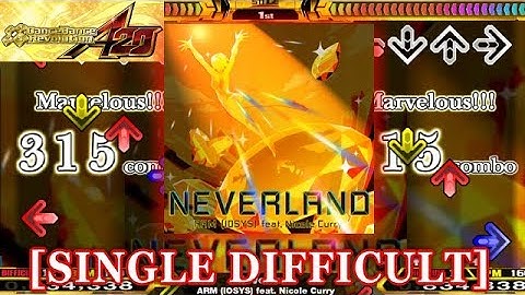 【DDR A20】 Neverland [SINGLE DIFFICULT] 譜面確認＋クラップ