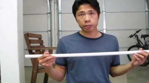 How to build a foam / latex katana style sword Tutorial part 1 and 2 of 8