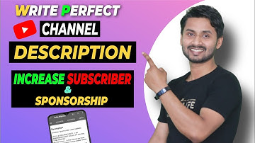 How to Write  Perfect Youtube Channel Description | Channel Description kaise likhe | Tube Mantra