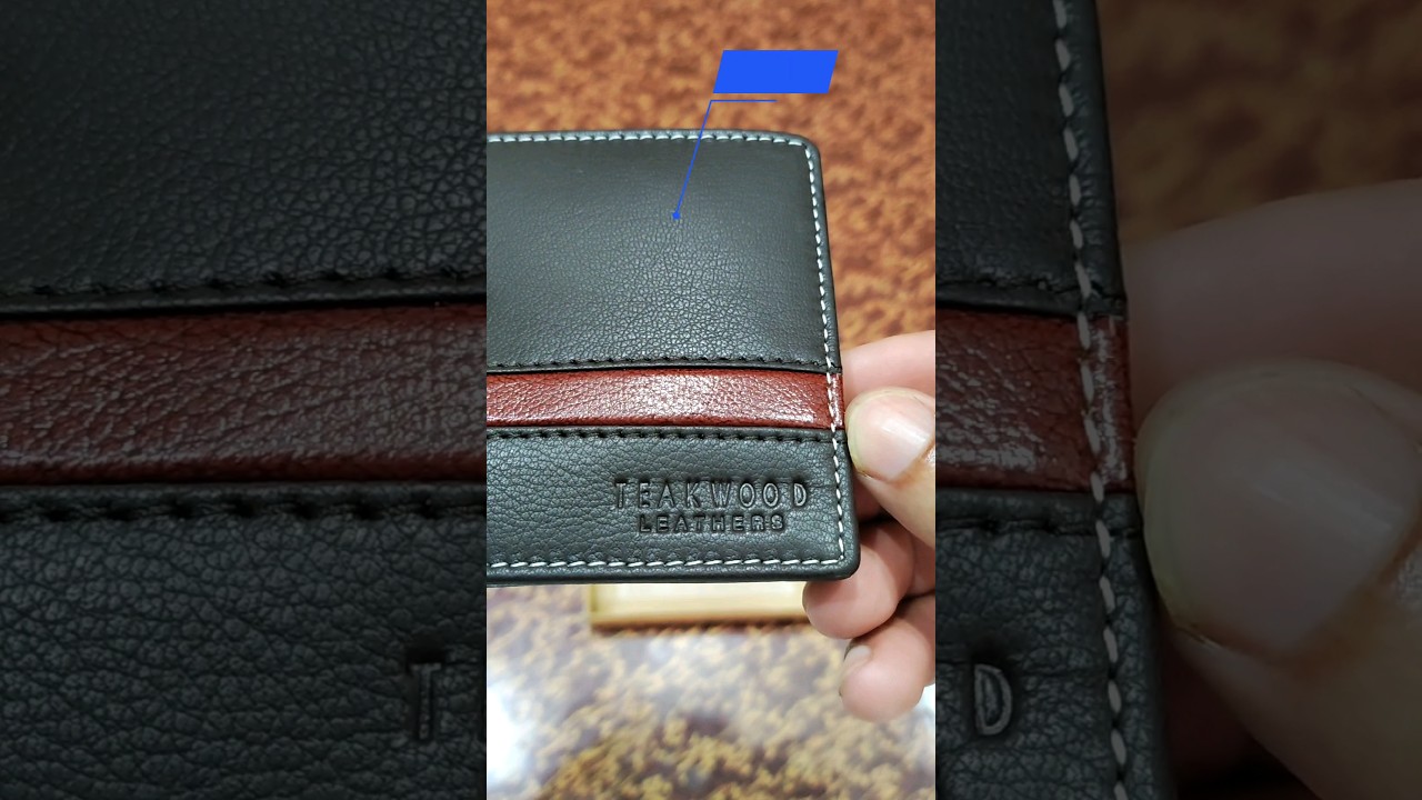 TEAKWOOD LEATHER WALLET BROWN 