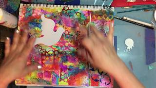 Art Journal Page with Cheap Cheap supplies Part 2