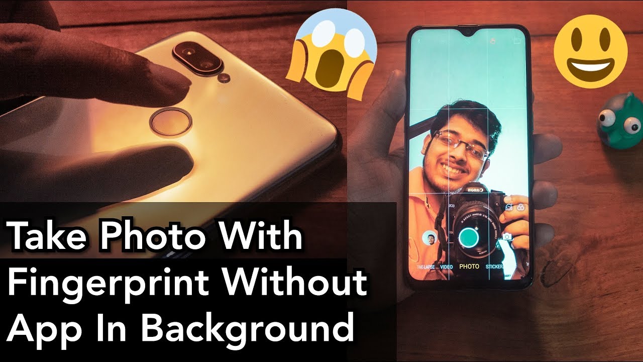 Realme 2 Pro Take Photo & Selfie With Fingerprint in Realme 2 Pro, Realme 2