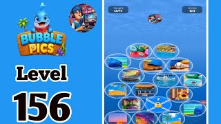 Bubblepics pop jigsaw puzzle level 156 solution and walkthrough for guidance 