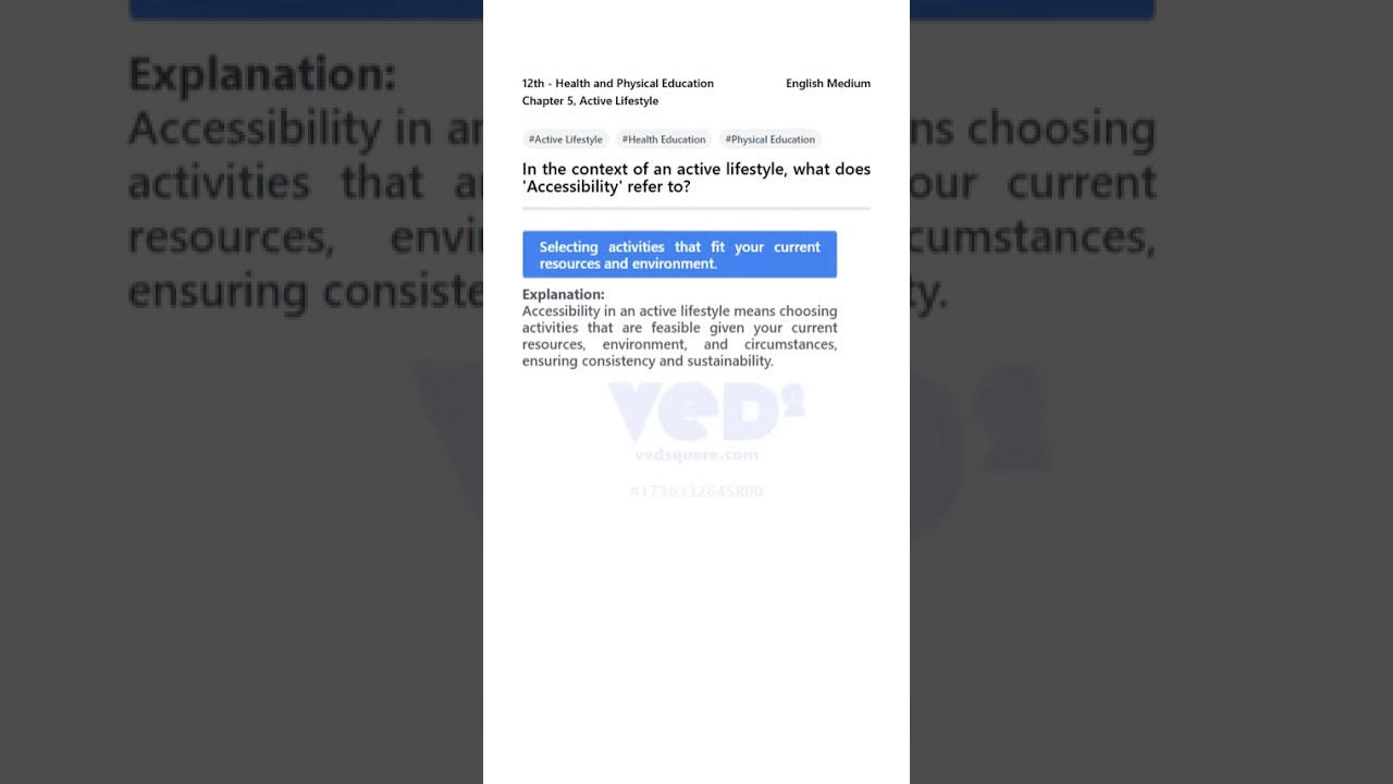 Active Lifestyle Accessibility Explained | 12th Health