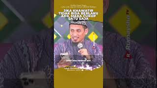 JANGAN POLIGAMI JIKA TIDAK BISA BERBUAT ADIL - Ustadz M Abduh Tuasikal - Rumaysho TV