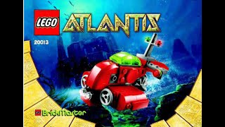 LEGO Atlantis | 20013 Neptune Microsub | Building instructions