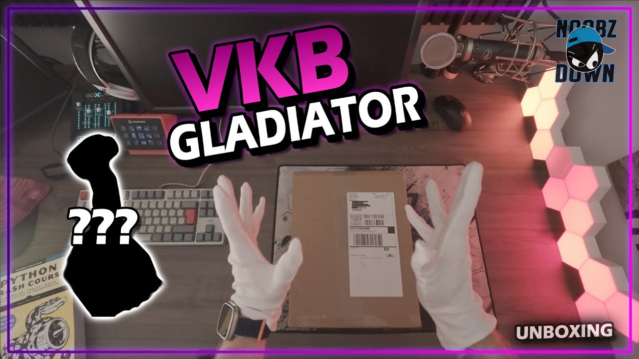 My FIRST Unboxing! 🚀 VKB Gladiator NXT EVO Flight Stick | Star Citizen