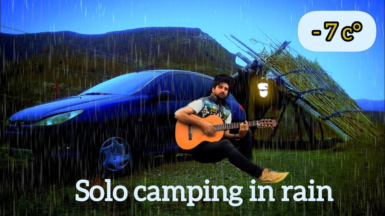 solo camping in heavy rain ASMR | sound of nature rain asmr#asmr # ...