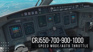 CRJ speed mode explained | MSFS | tutorial | All you need to know
