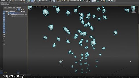 3ds max tutorial- basic particle systems- superspray