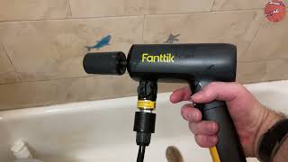 Fanttik - K200 Flip - Cordless Portable Washer - Tile Cleaning Test