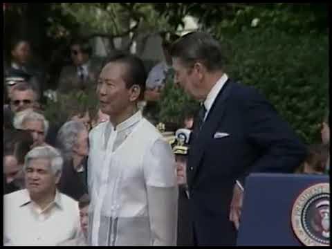 state visit philippines arrival ceremony for president marcos