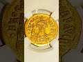Этой золотой монете чуть больше 1400 лет! #золото #монеты #золотаямонета #нумизматика #антиквариат