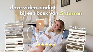 mijn zoektocht naar een boek van 5 sterren!⭐️ (spoiler vrij)