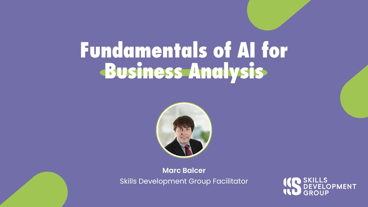 Fundamentals of AI for Business Analysis