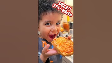 Pizza 🍕 for Kids 👧 👦🏻 Recipe #pizza #kids #toddlers #shorts