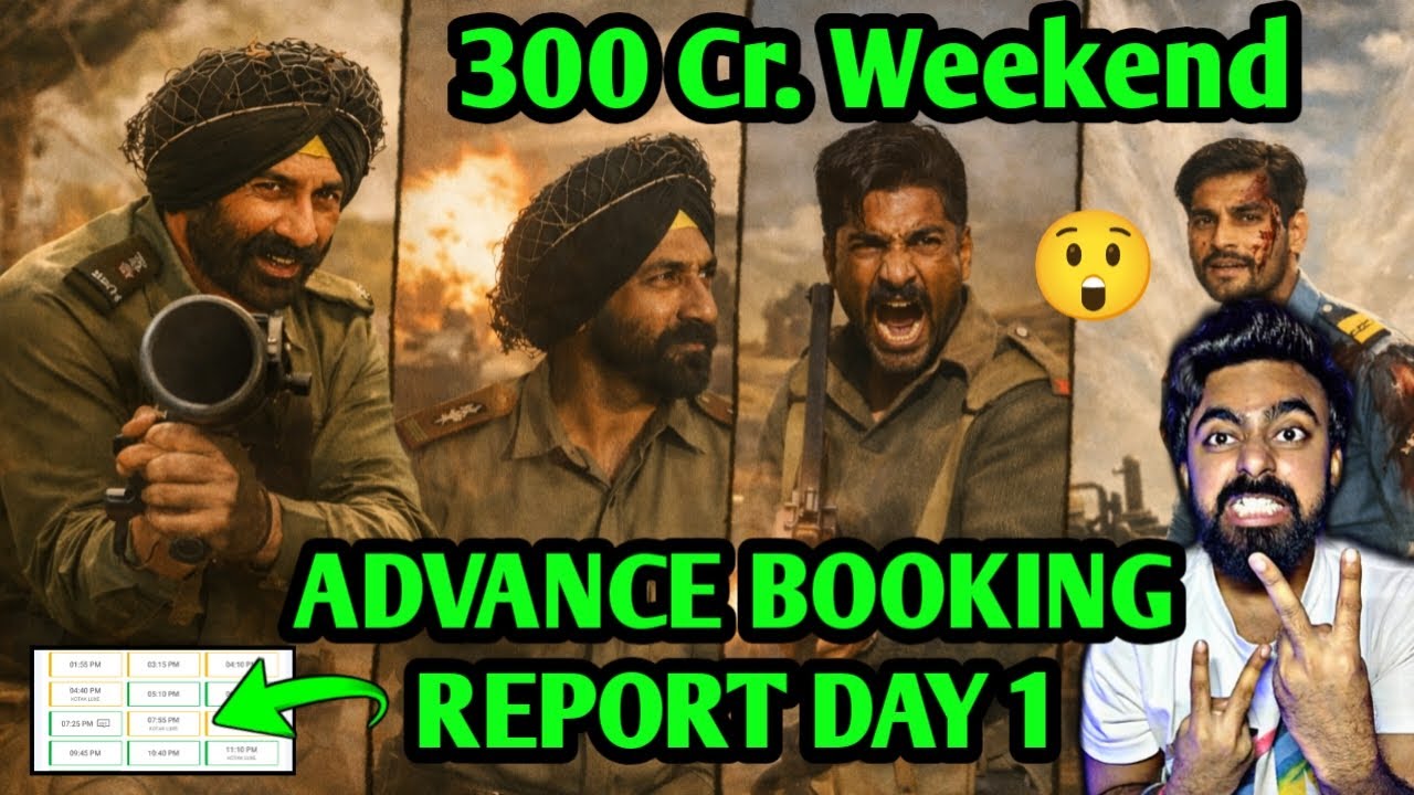 BORDER 2 ADVANCE BOOKING REPORT DAY 1 | BORDER 2 BOX OFFICE COLLECTION PREDICTION SUNNY DEOL MOVIE