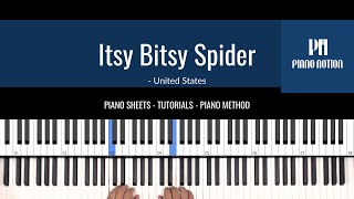 Generic LIVRE DE PIANO POUR ENFANTS INTELLIGENTS - itsy bitsy spider à prix  pas cher