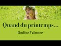 Poesie  quand du printemps  ondine valmore  french poetry