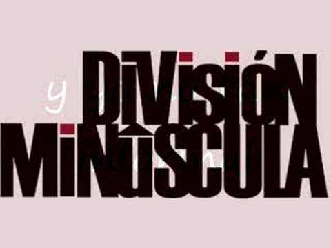 DIVISION MINUSCULA cursi con letras