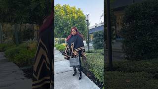 Plus Size Casual Poncho Outfit #plussize #plussizefashion