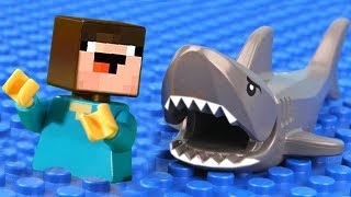 Лего Нубику И Борьке Не Везёт В Майнкрафте - Lego Animation