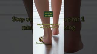🌱 Free anti-stress hack! The 60-second morning earthing ritual. #Grounding #CortisolControl #Mornin