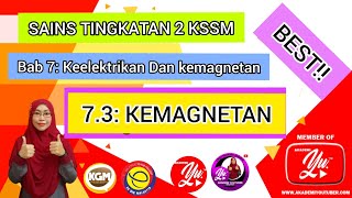 SAINS TINGKATAN 2 KSSM. 7.3 : KEMAGNETAN