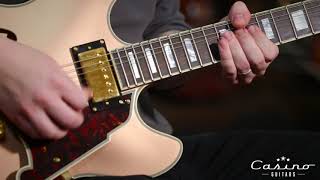 Matte Rose Pink DAngelico Deluxe DC Semi-Hollow Electric Guitar 