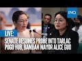 Senate resumes probe into tarlac pogo hub bamban mayor alice guo  may 22