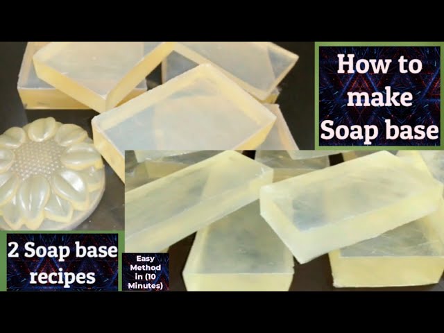 AMAZING DIY: Transparent Glycerin Soap Base from scratch 