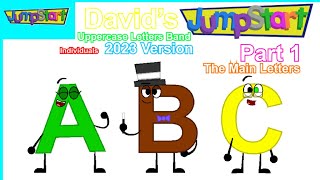 David's JumpStart Uppercase Letters Band [Individuals / 2023 Version] Part 1 | The Main Letters