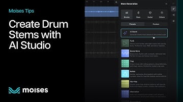 Moises Tips: How to Create Drum Stems with AI Studio