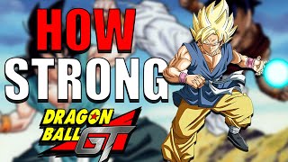 How Strong Is Goku At The Start of GT?