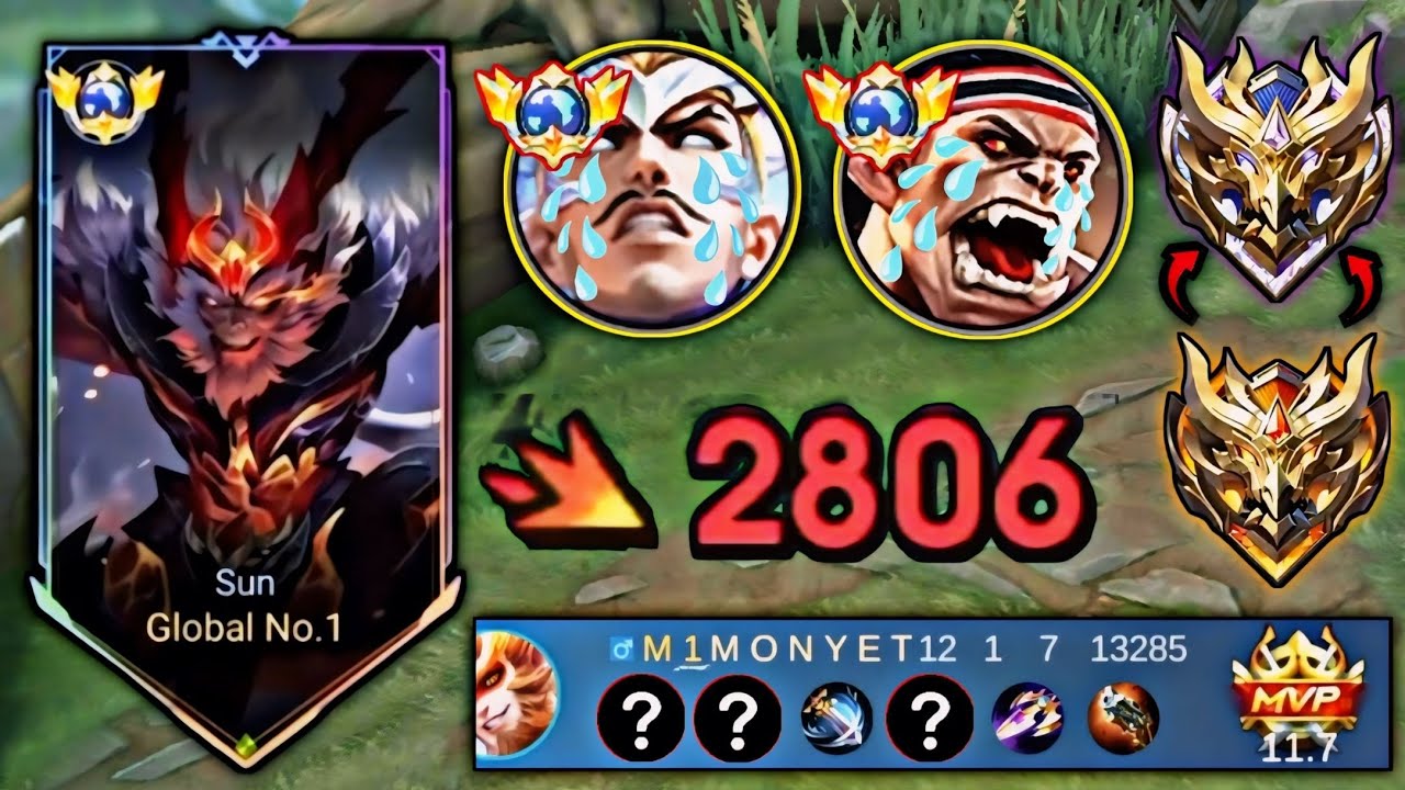 TIM KU DI BANTAI GLOBAL BALMOND SAMPE MINTA SUREN , SUN KU LANGSUNG MODE NGAMUK| MOBILE LEGENDS