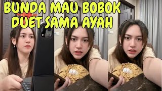 LIVE TIKTOK BUNDA HAPPY DUET LAGU INDIA PELUK GULING AYAH GILGA