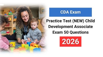 CDA Practice Test 2026 (NEW) Child Development Associate Exam 50 Questions & Answers