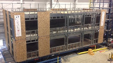 Full Scale Seismic Test of CFS-NEES Building