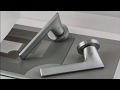 Colombo design alat handle for doors and windows