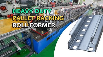 130ft Heavy Duty Pallet Racking Storage System Machine Roll Forming Machine Production Line