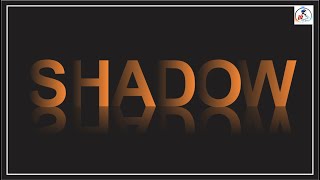 How to Quickly do Text Shadow Effect in Corel Draw | Text Effect in Corel Draw