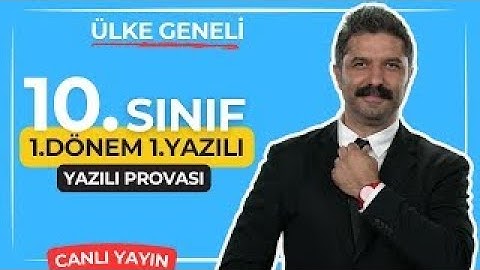 10.Sınıf, Ülke Geneli , 1.Dönem - 1.Yazılı Provası, Türk Dili ve Edebiyatı Dersi