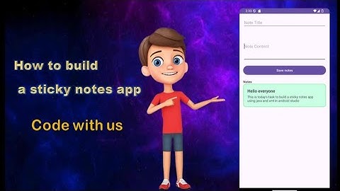 "How to Build a Sticky Notes App in Android Studio | Java & XML Tutorial"
