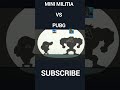 Free Fire Vs Pung Vs Mini Militia Vs Hacker Viral Shorts Viralshorts 